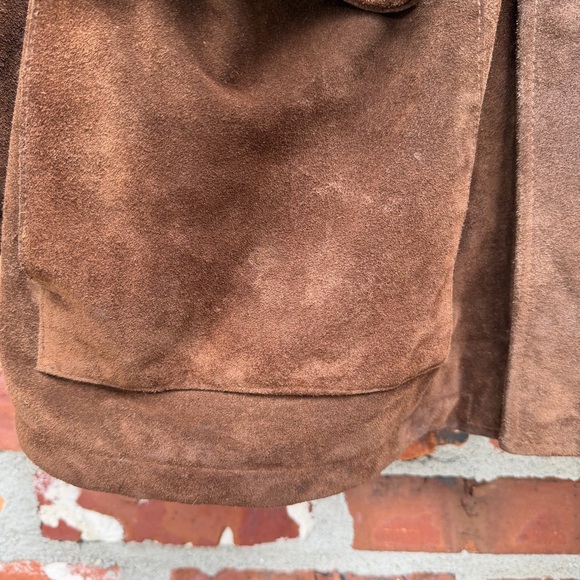 Polo Ralph Lauren Men’s Brown Suede Field Jacket Plaid Lined XL - Picture 15 of 16